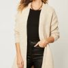 Knitwear * | Top 10 Jenerique Longline Oversize Cardigan In Beige