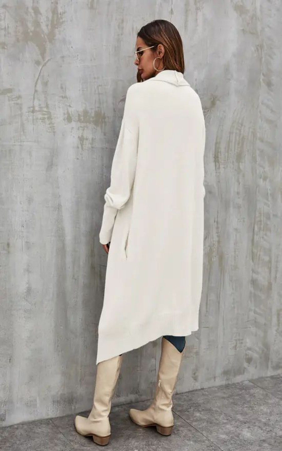 Knitwear * | Promo Fs Collection Cream Chunky Pleat Oversized Cardigan