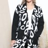 Knitwear * | Flash Sale Lucy Sparks Black/ White Leopard Print Smart Cardigan