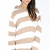 Dresses * | Deals Oops Fashion Beige Jumper Dress With Hood