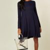 Dresses * | Best Sale Aftershock London Swing Dress In Navy