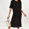 Dresses * | Coupon Noisy May Jersey Midi Dress In Black