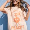 Tops * | Promo Batch1 Everything Is Peachy Women'S Graphic T Shirt