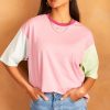 Tops * | Promo Jjxx Short Sleeve Pastel Colourblock T Shirt