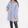 Dresses * | Coupon Loes House Long Sleeve Striped Shirt Dress