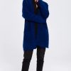 Knitwear * | Best Reviews Of Moe Soft Knit Long Cardigan With Pockets In Blue