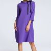 Dresses * | Hot Sale Moe Purple Oversized Dress