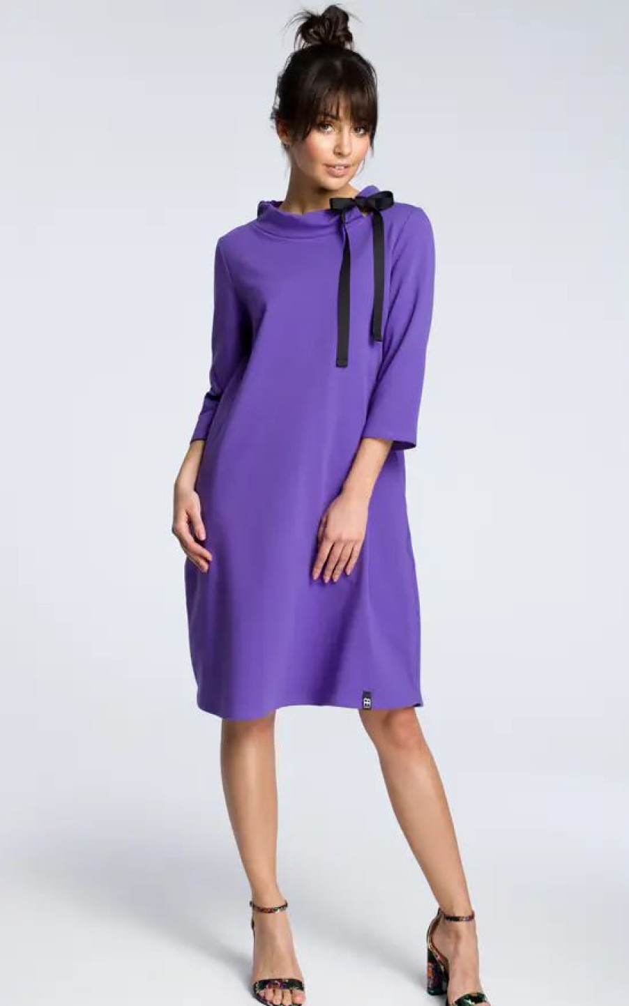 Dresses * | Hot Sale Moe Purple Oversized Dress