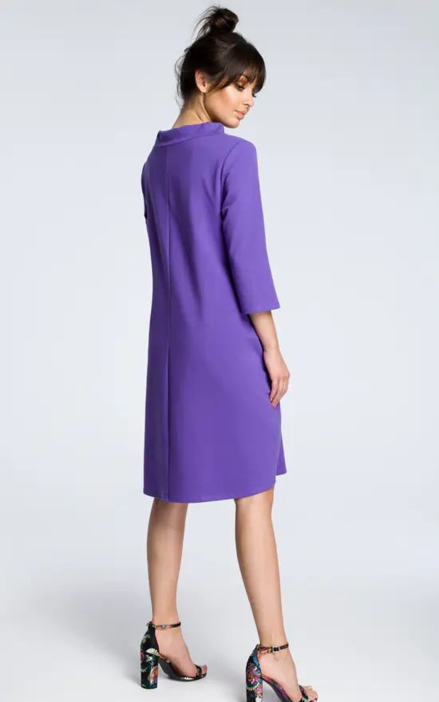 Dresses * | Hot Sale Moe Purple Oversized Dress