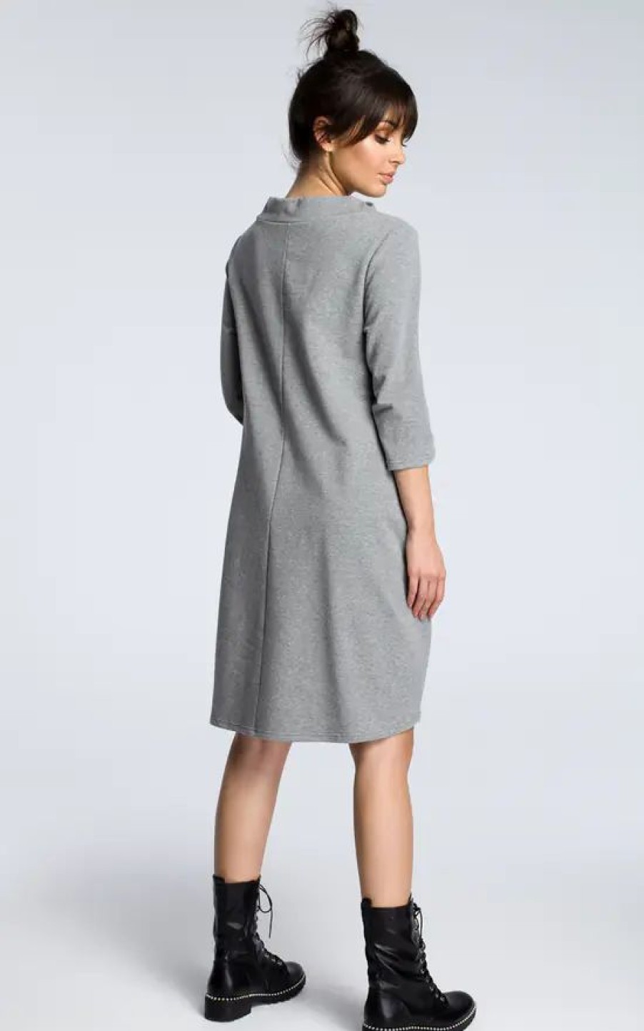 Dresses * | New Moe Grey Oversized Dress