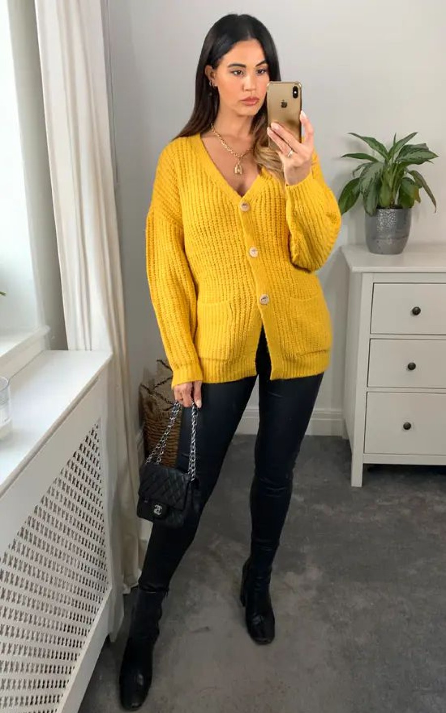 Knitwear * | Flash Sale Joe Browns Cool Cosy Knit Yellow Cardigan