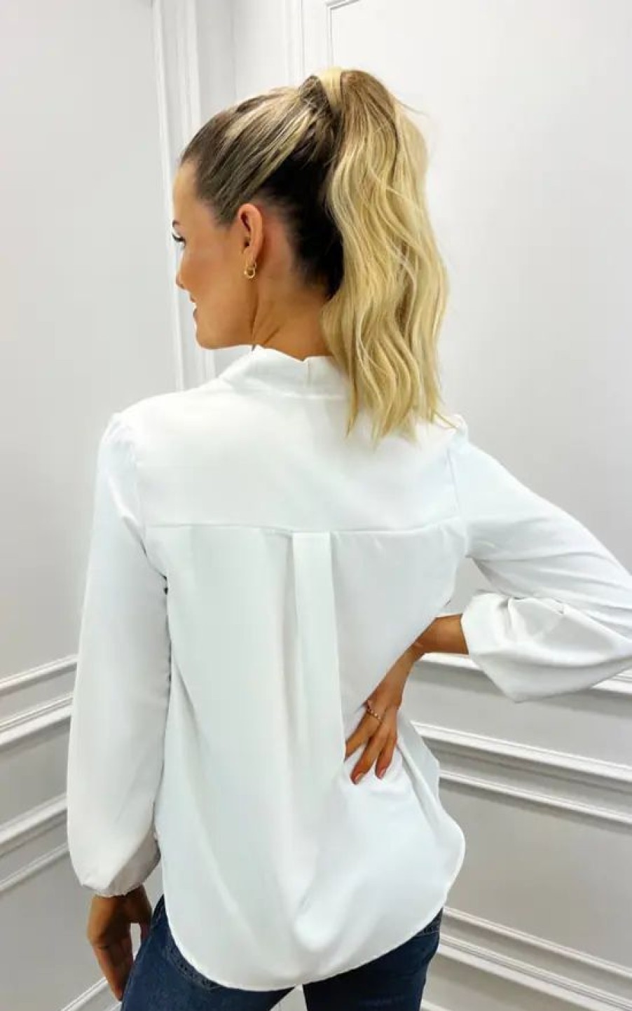 Tops * | Coupon Kate & Pippa Torino Blouse In White