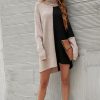 Dresses * | Cheapest Fs Collection High Neck Half Forest Beige & Black Block Colour Jumper Top