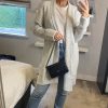 Knitwear * | Best Sale Yumi Knitted Long Cardigan In Grey