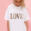 Tops * | Cheap Sade Farrell Leopard Love Tee