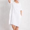 Dresses * | Cheapest Boutique Store White Linen Mini Dress